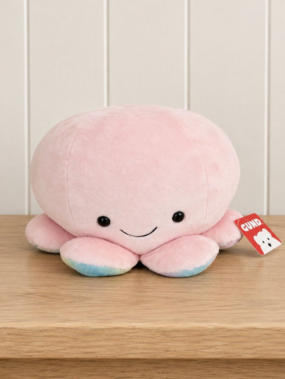 GUND Pippz Pink Octopus Plush 10" Wide Glitter Tentacles NWT
